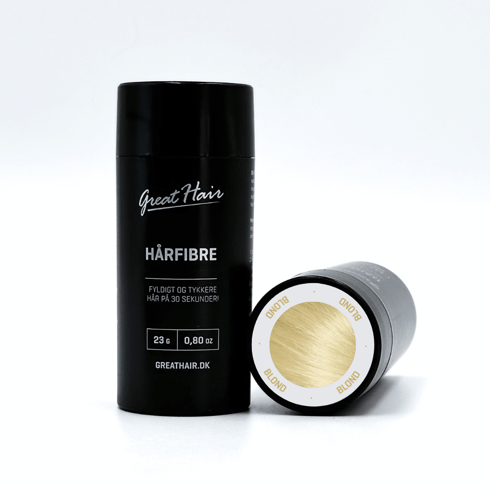 Greathair Hårfibre i Blond 23 gram.