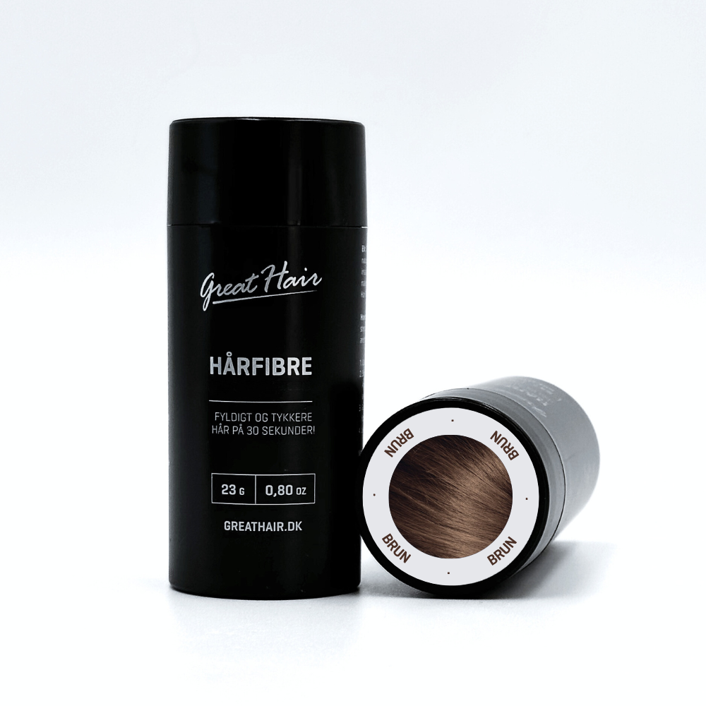 Greathair Hårfibre i Brun 23 gram.