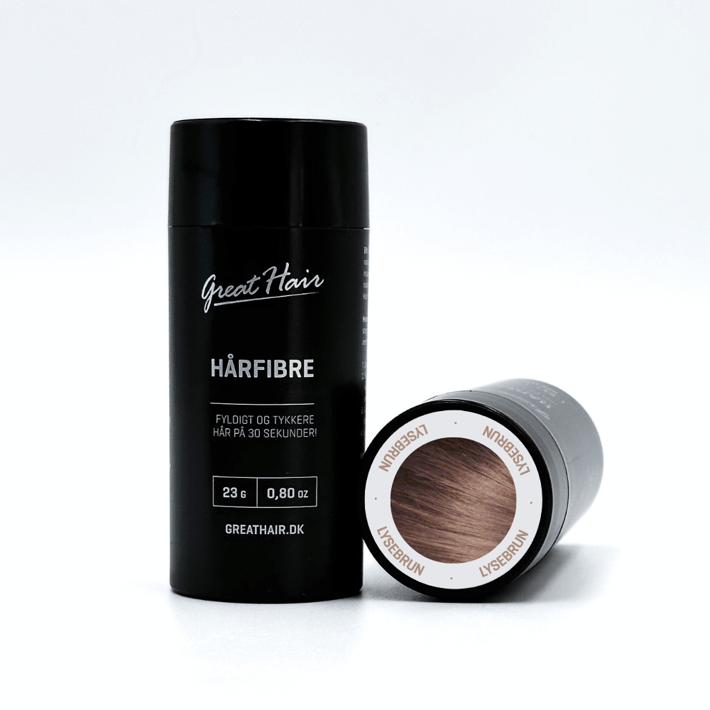 Greathair Hårfibre i Lysebrun 23 gram.